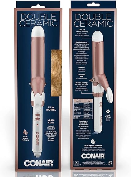 Conair Double Ceramic 1 1/4-Inch Curling Iron