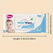 Sensitive Light Beige Wet Wipes, 99.9% Pure Water