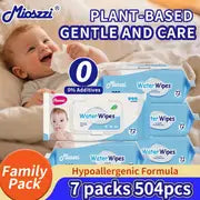 Sensitive Light Beige Wet Wipes, 99.9% Pure Water