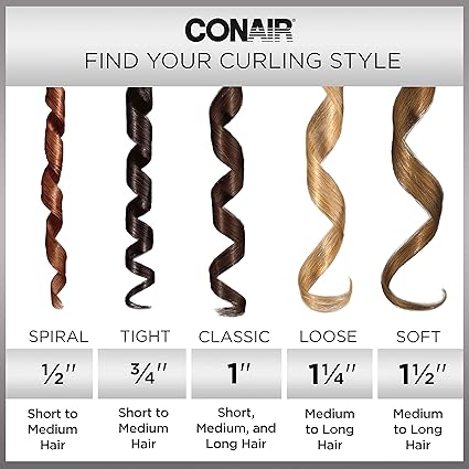 Conair Double Ceramic 1 1/4-Inch Curling Iron