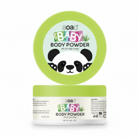 Baby Powder with Puff – Fragrance-Free, Moisturizing & Gentle