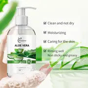 Aloe Vera Body Wash for Kids & Adults, Daily Hydrating Care