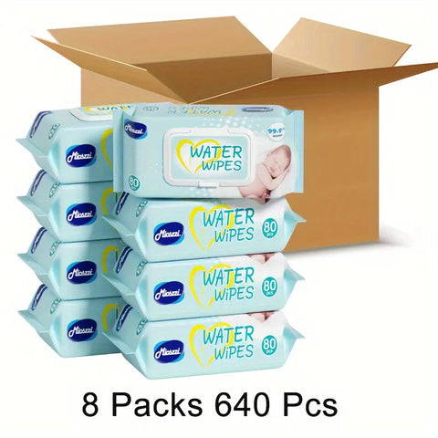 Baby Wet Wipes 99.9% EDI Pure Water No Fluorescent Agent