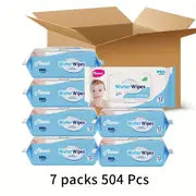 Sensitive Light Beige Wet Wipes, 99.9% Pure Water