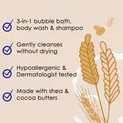 3-in-1 Oat & Milk Body Wash, Shampoo & Bubble Bath – 20 oz